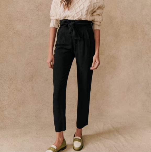 Sézane Black Austin Trousers - Picture 10 of 10